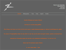 Tablet Screenshot of praxisdrmeier.ch